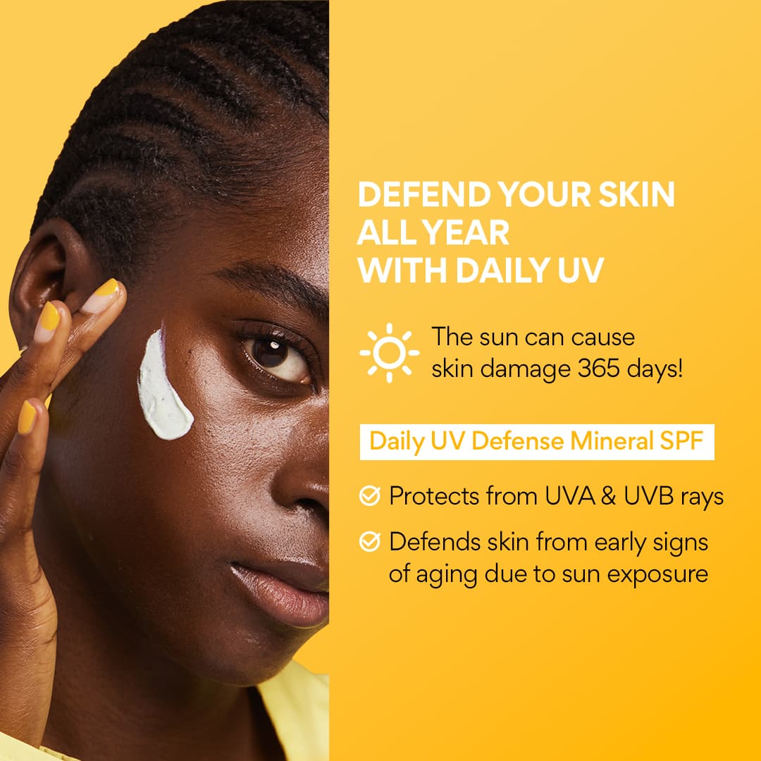 Daily UV Defense Mineral Sunscreen Broad Spectrum SPF 45 with Color Correcting